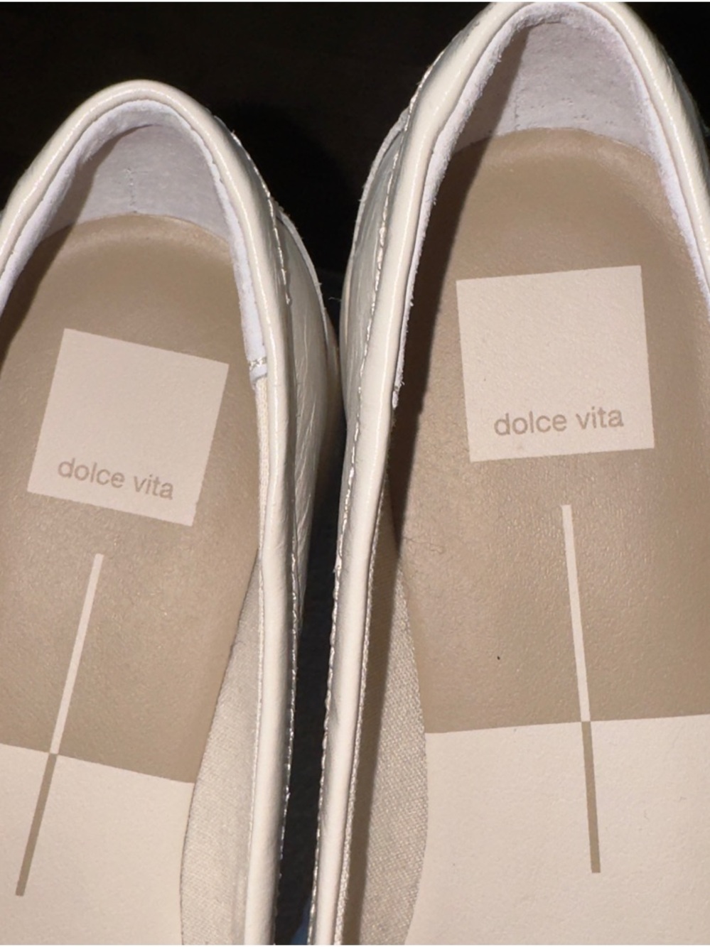 Dolce Vita Women’s Cream w/hint of sheen  Penny Loafers (8) - Picture 5 of 9